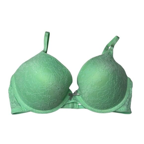Xhilaration Green lace push up Bra 36D Intimates & Sleepwear - Picture 1 of 6